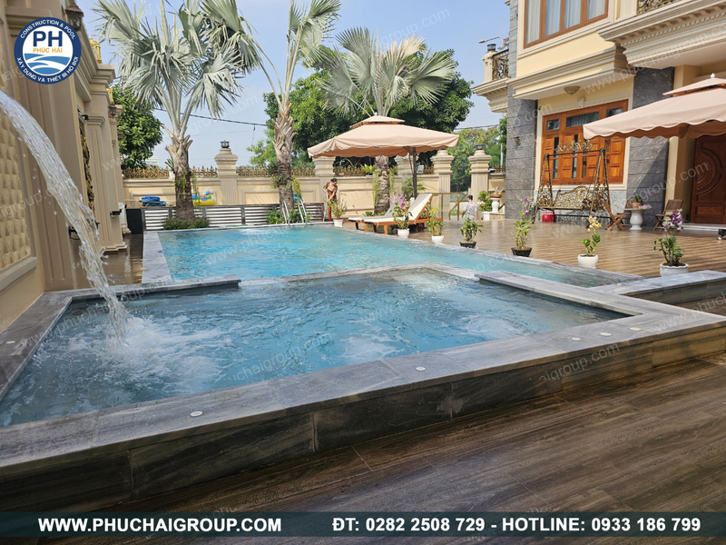 thi công hồ bơi cho khách sạn tại quảng ngãi