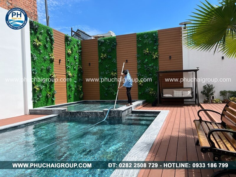 Thi công hồ bơi hiện đại tại Gia Lai