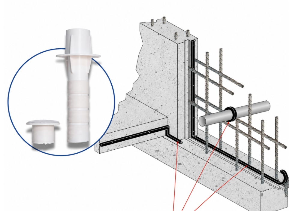 Phụ kiện ống xuyên bê tông chuyên dụng giúp kết nối hệ thống lọc, chống rò rỉ và bảo vệ kết cấu hồ bơi.