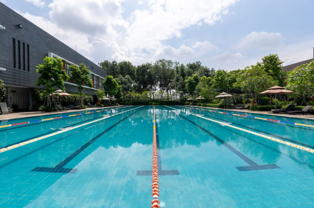 Tiêu chuẩn độ sâu tối thiểu 2m cho hồ bơi thi đấu 50m
