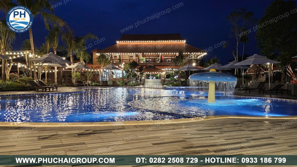 Chi phí xây hồ bơi 50m2 hết bao nhiêu