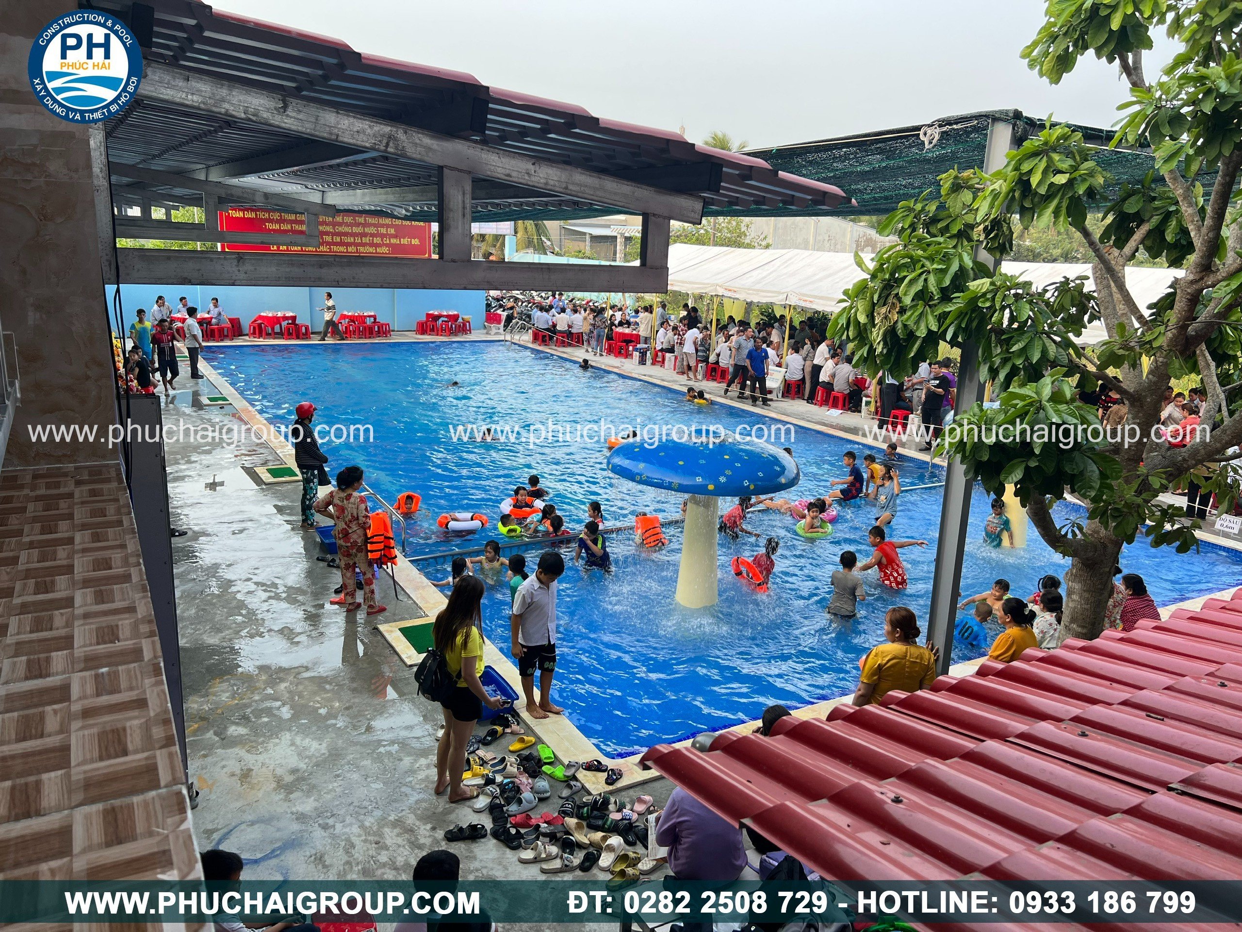 Thi công hồ bơi tại An Giang