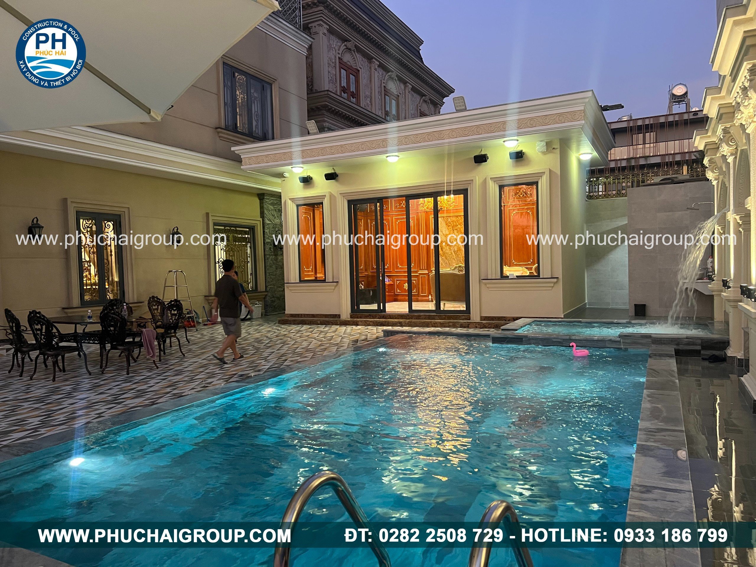 Hồ bơi gia đình là xu hướng đang được nhiều chủ nhà quan tâm ở giai đoạn hiện tại