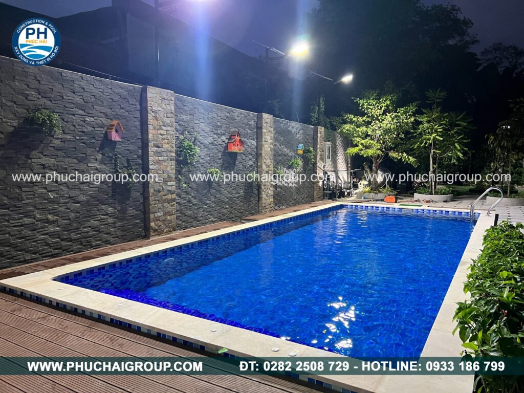 Phúc Hải Group thi công hồ bơi dựa trên quy trình bài bản gồm 6 bước